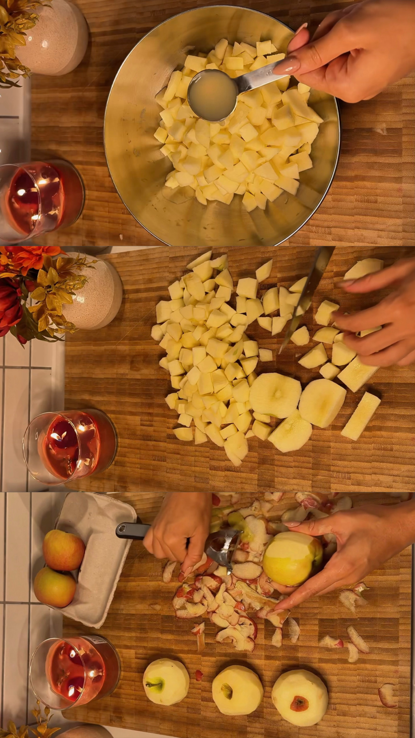 Apple Crumble step 1