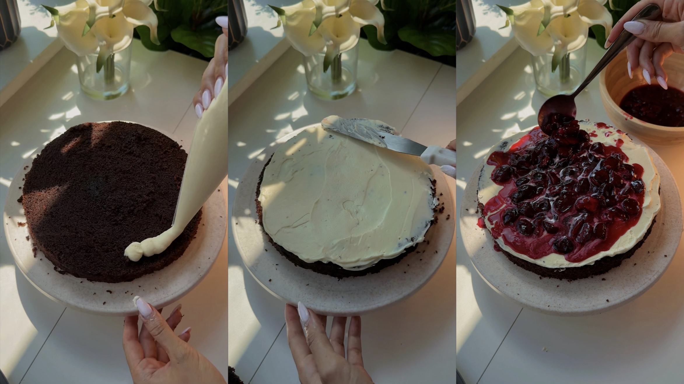 Black Forest Gateau step 11