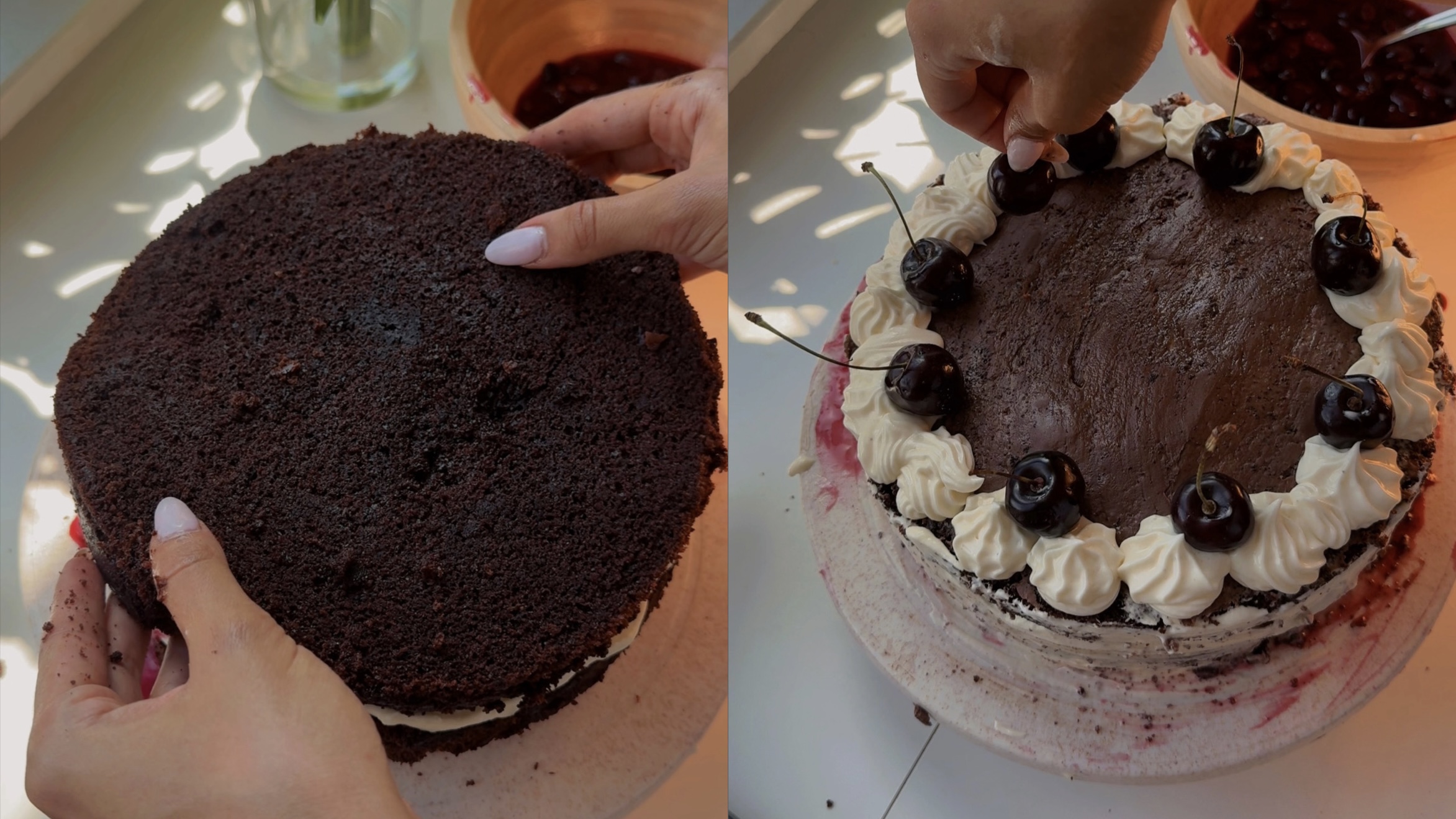 Black Forest Gateau step 12