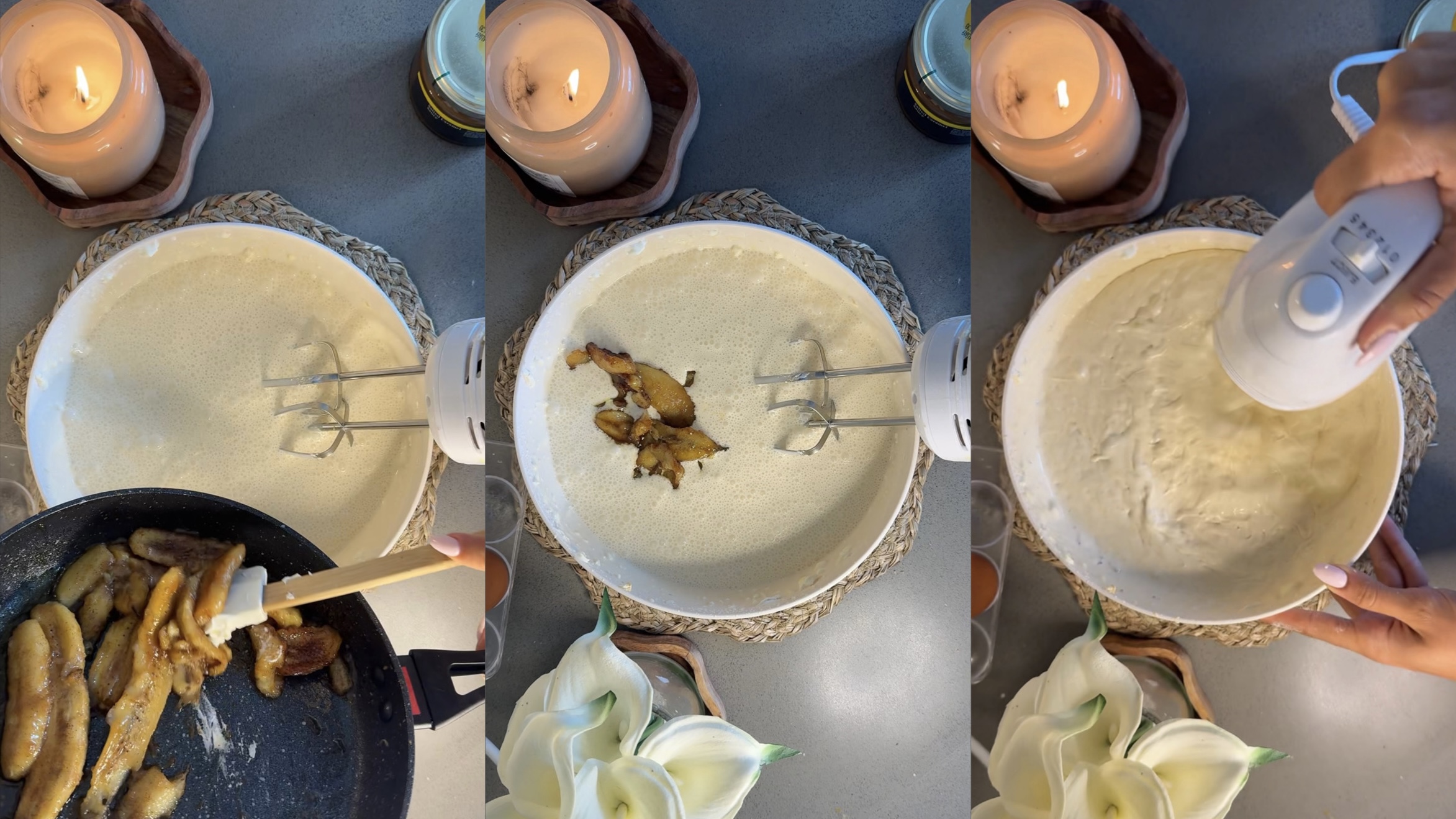 Caramelised Banana Cheesecake step 7