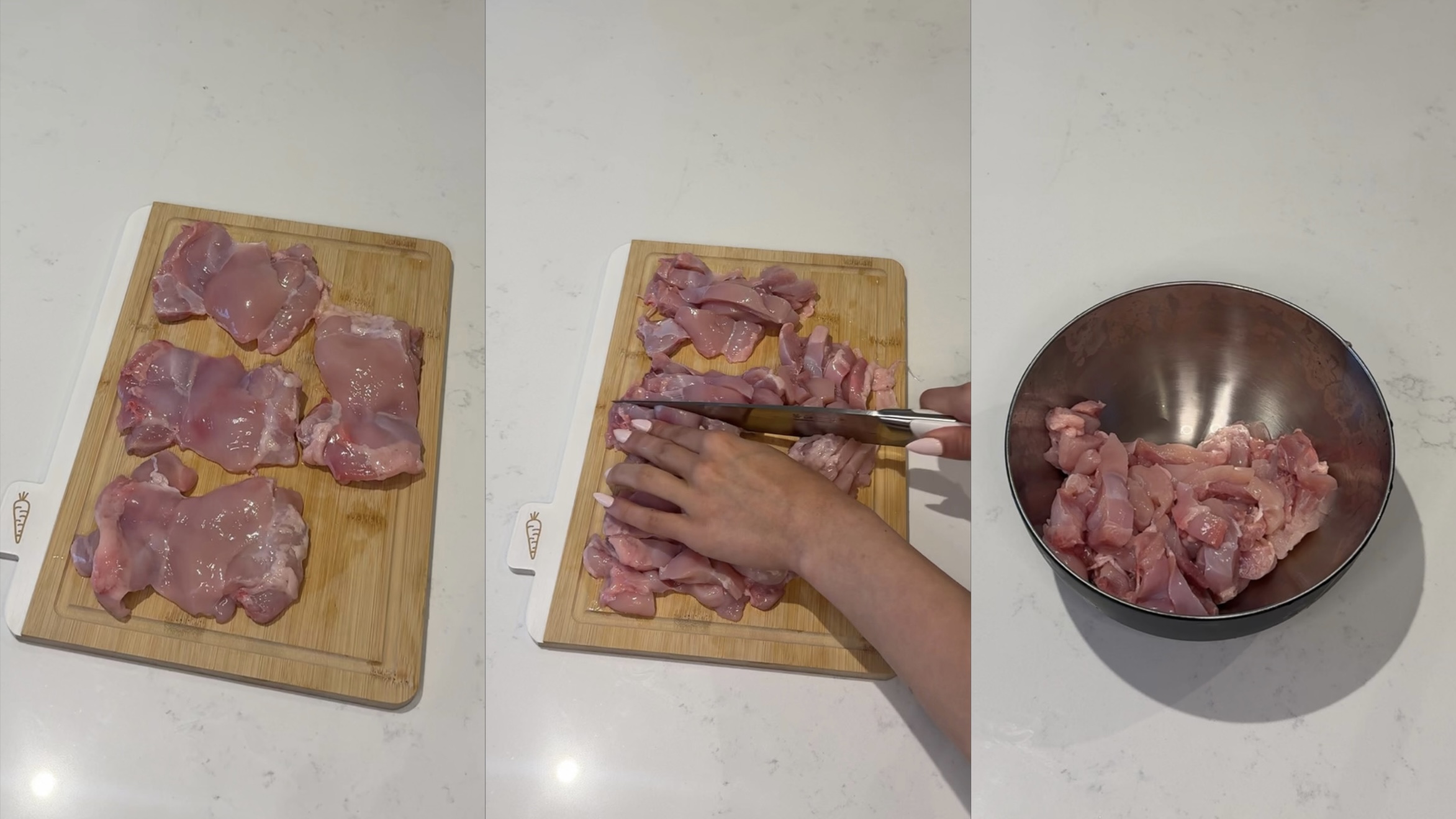 Chicken Shawarma Wraps step 1