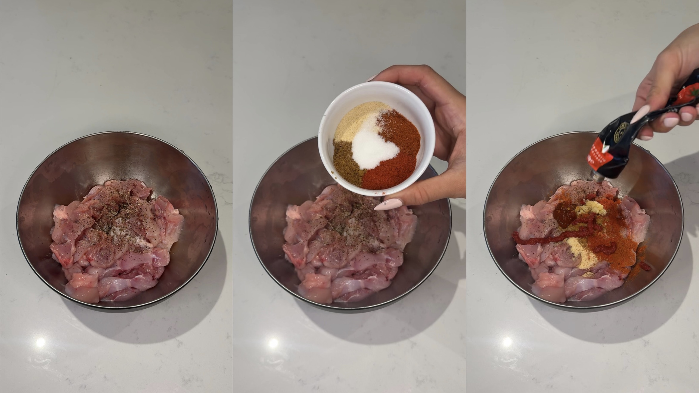 Chicken Shawarma Wraps step 2