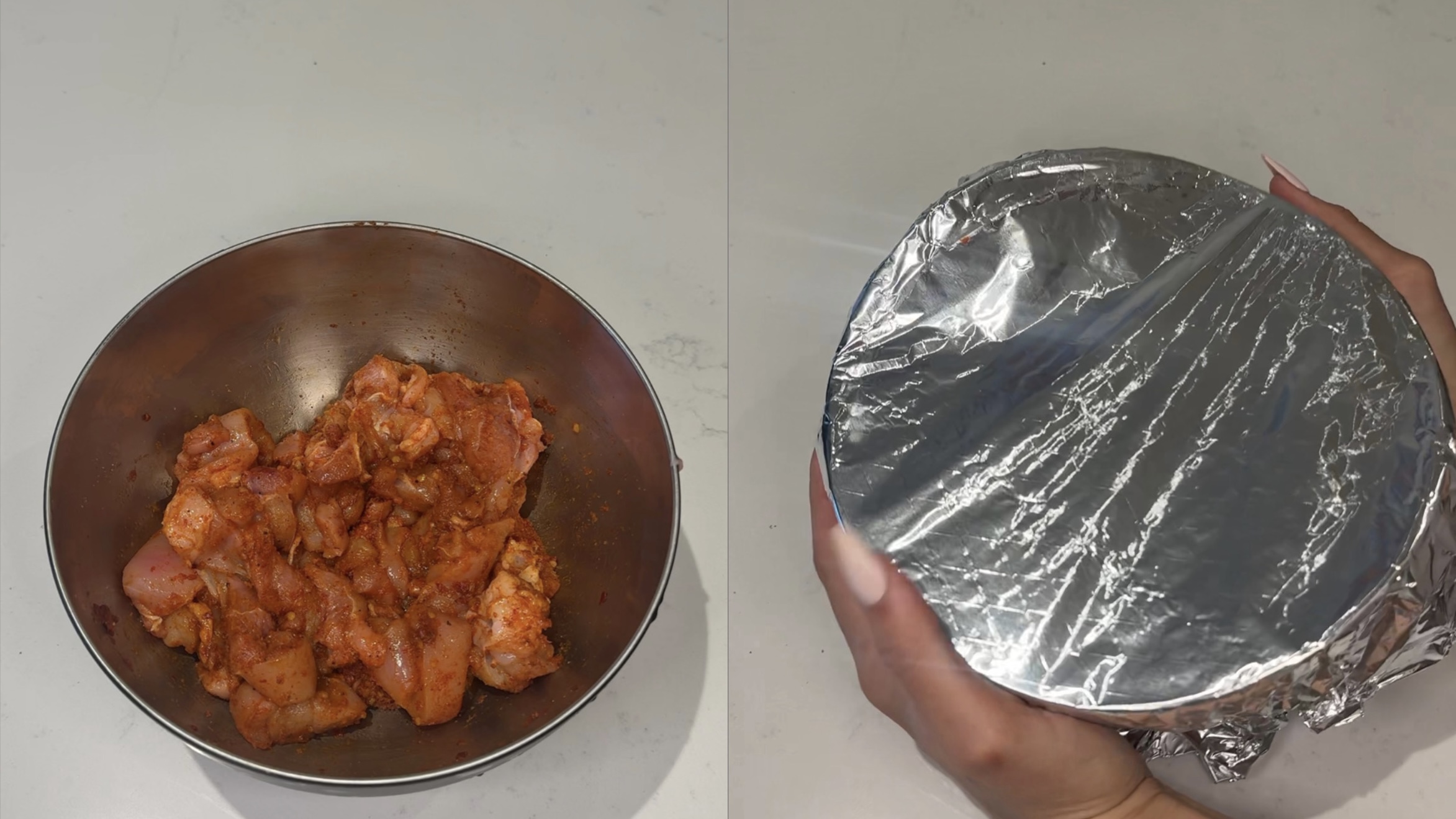 Chicken Shawarma Wraps step 3