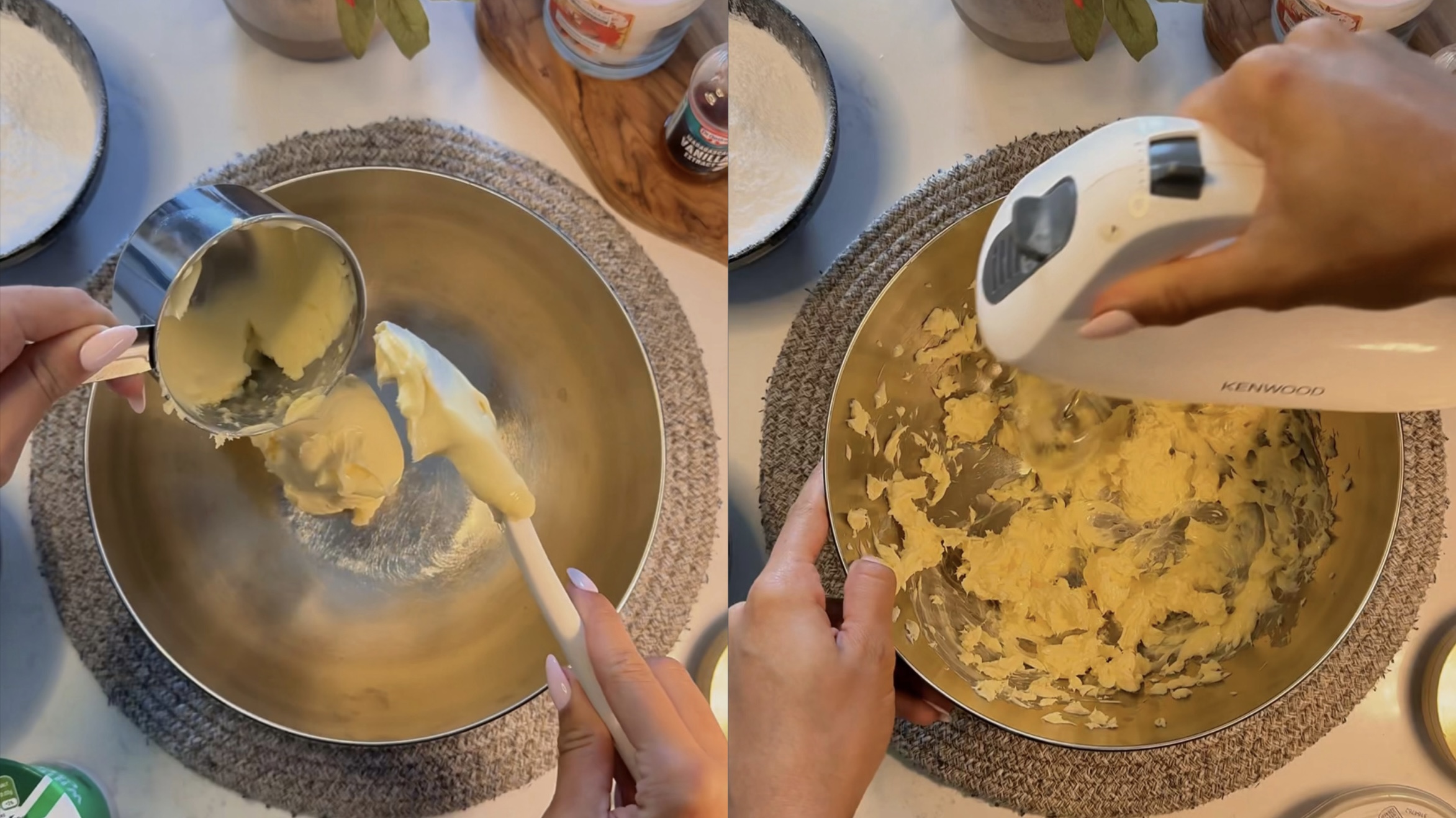 Cream Cheese Buttercream step 1