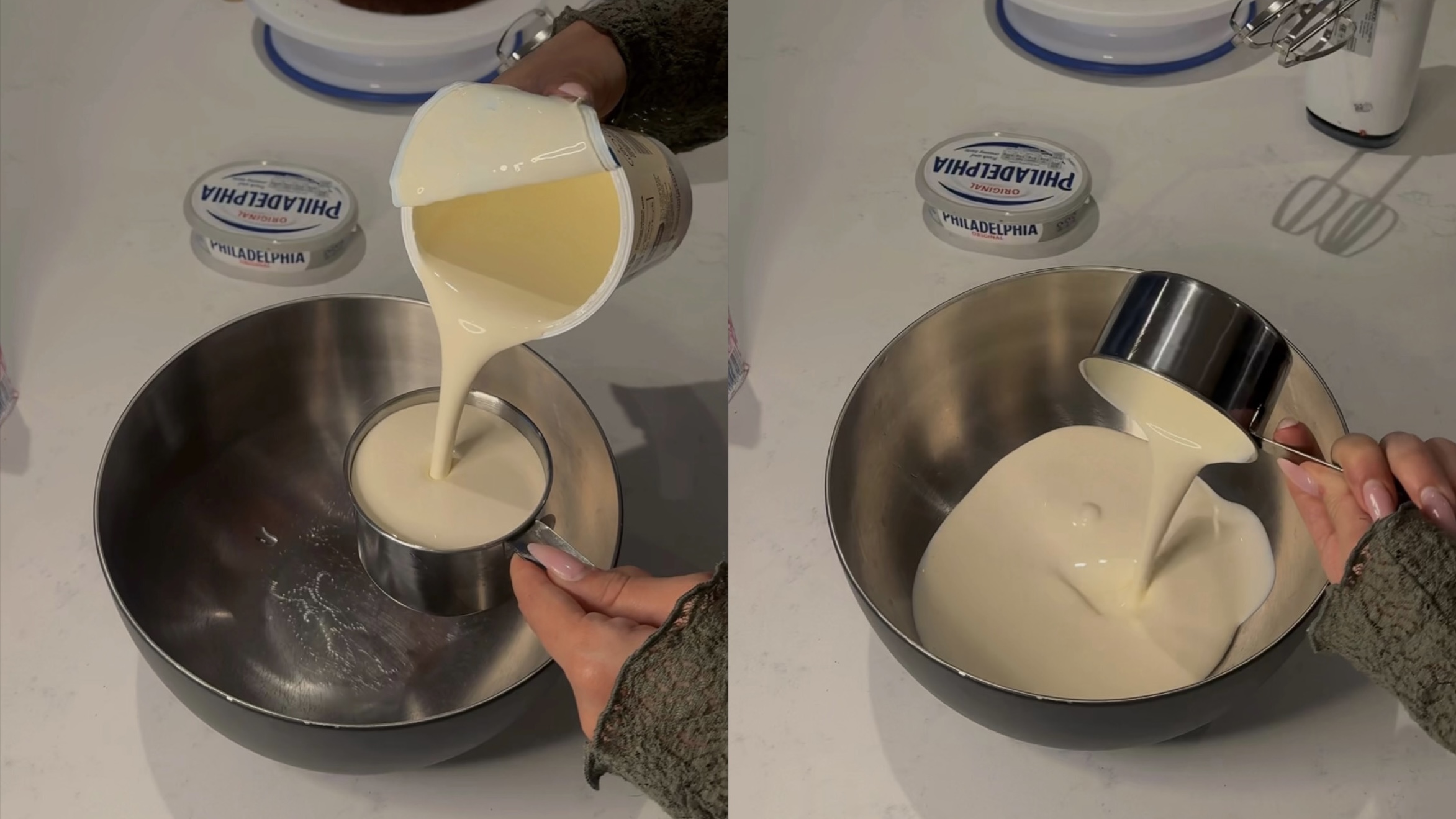 Whipped Cream Cheese Frosting step 1