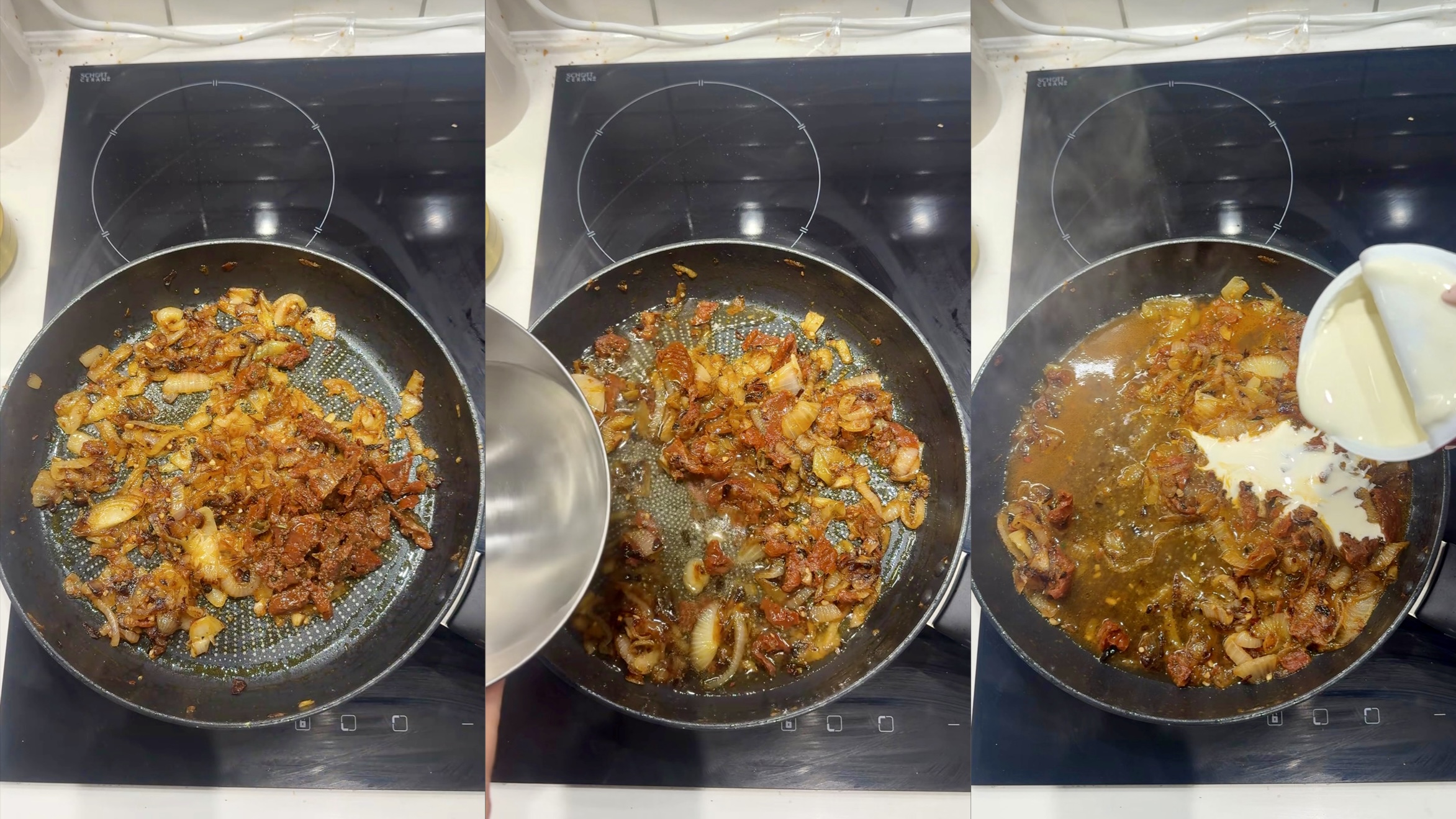 Creamy Sun-Dried Tomato Tagliatelle step 4