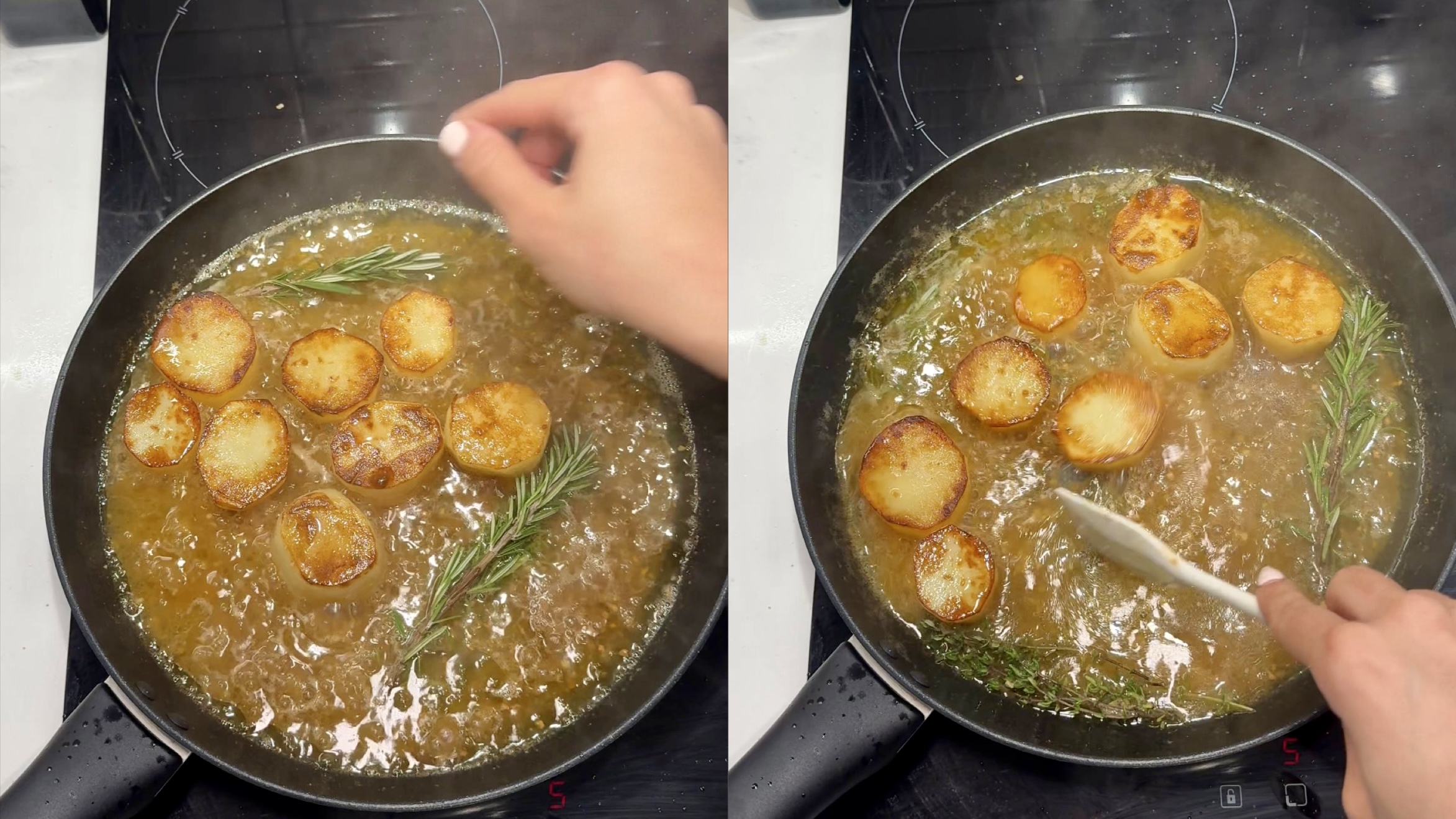 Fondant Potatoes step 4