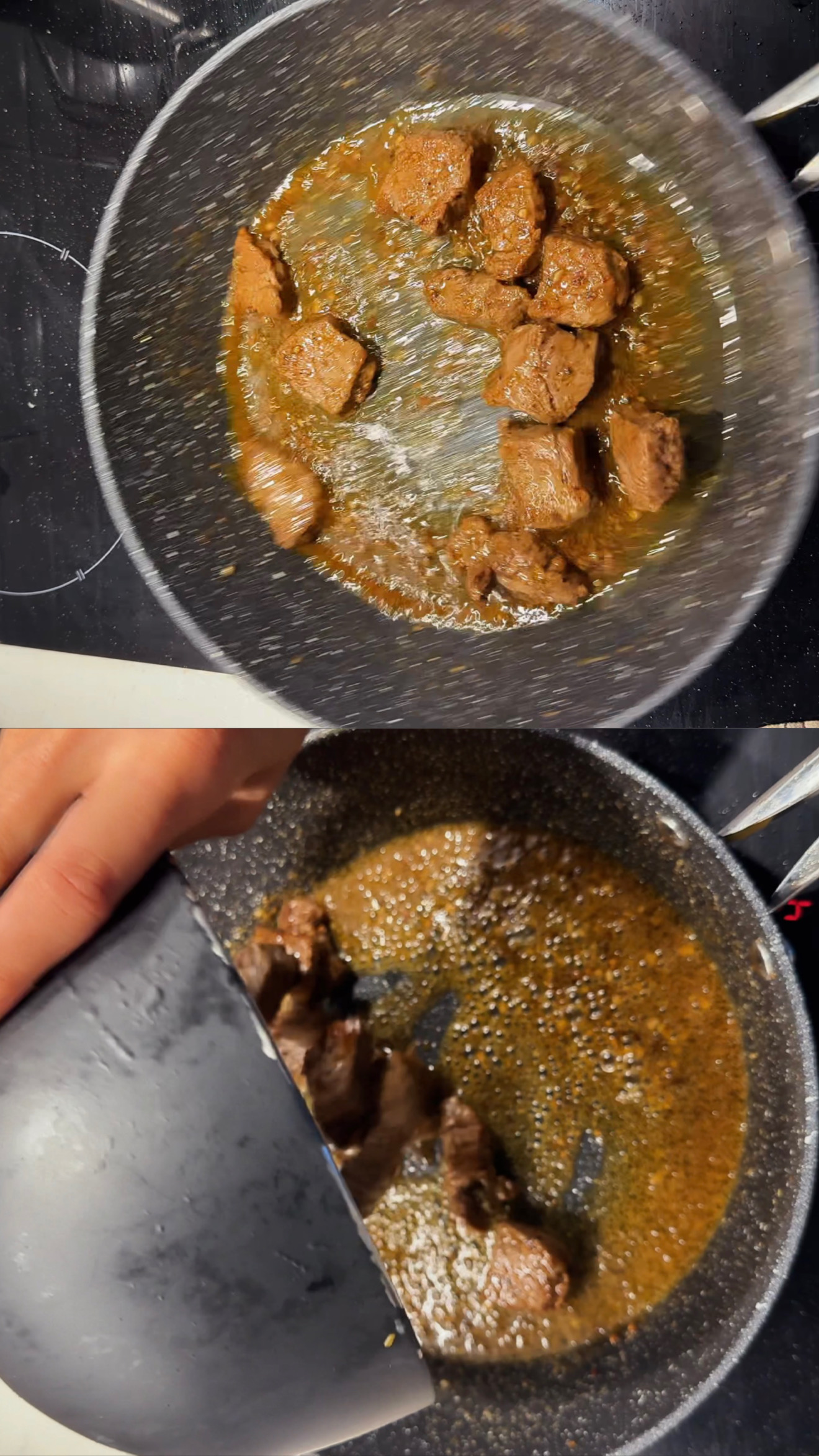 Garlic Butter Steak Bites with Creamy Baked Mac & Cheese step 11