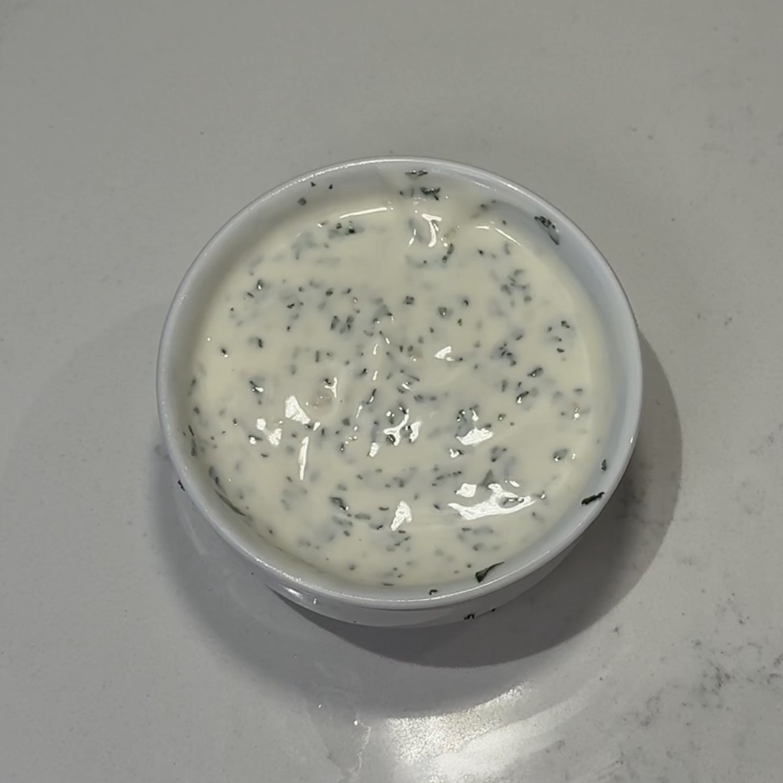 Garlic Herb Yogurt Sauce