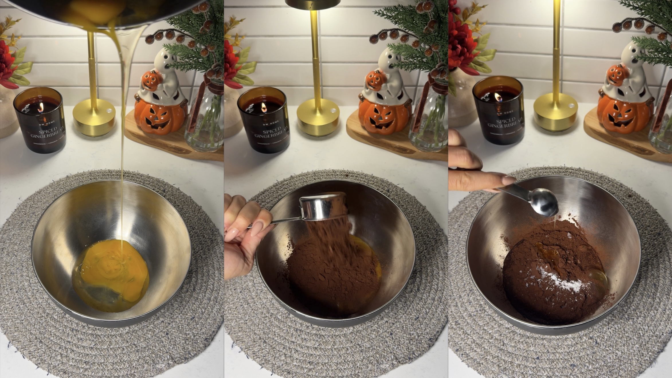 Halloween Spider Brownies step 1