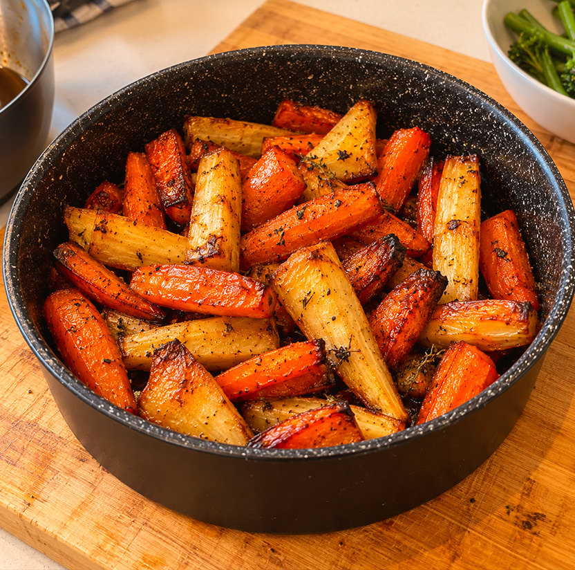 Honey Roasted Carrots & Parsnips
