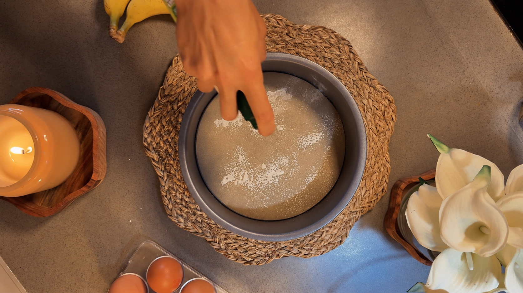 Moist Banana Cake step 1