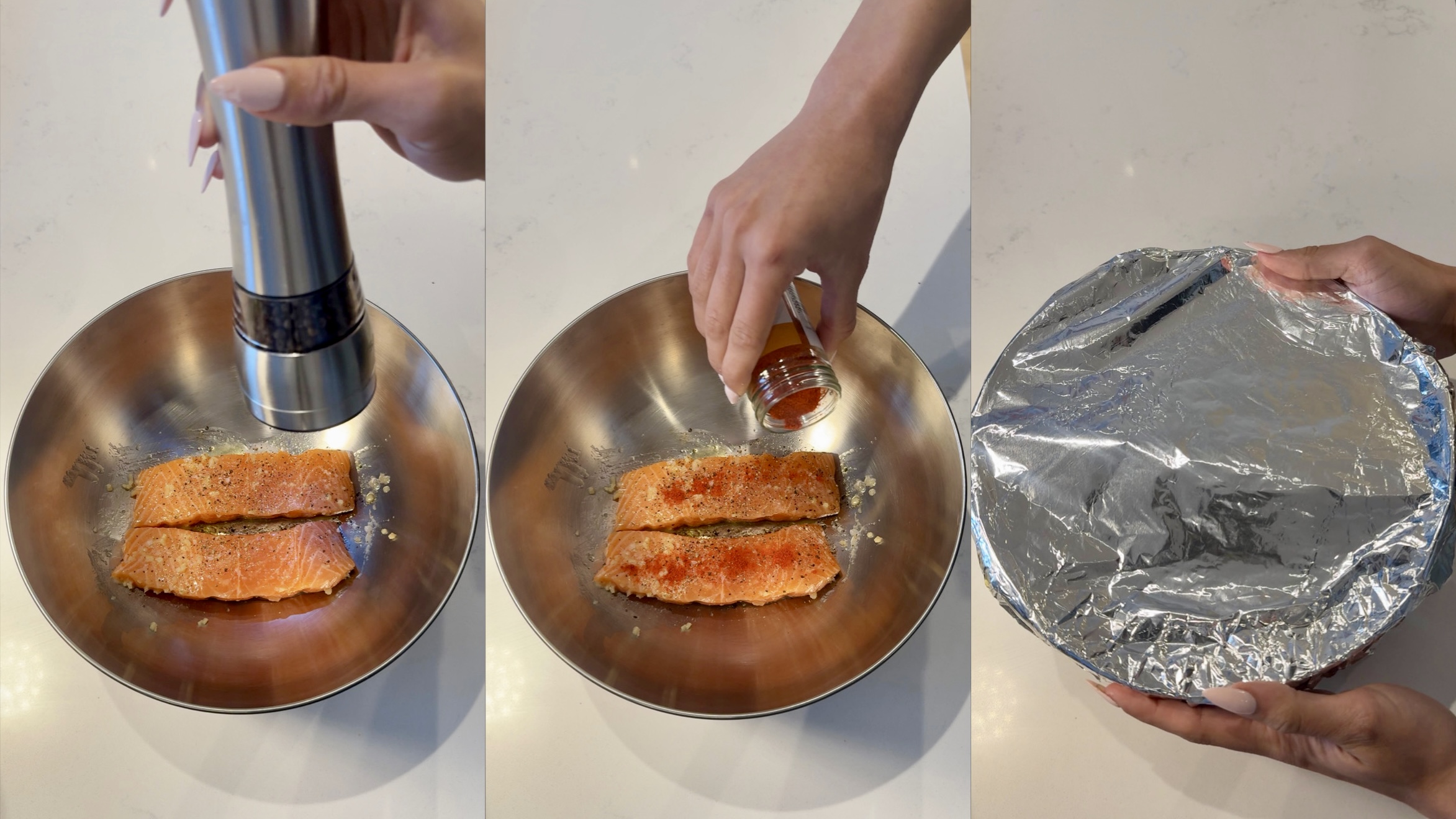 Pan-Seared Salmon step 2