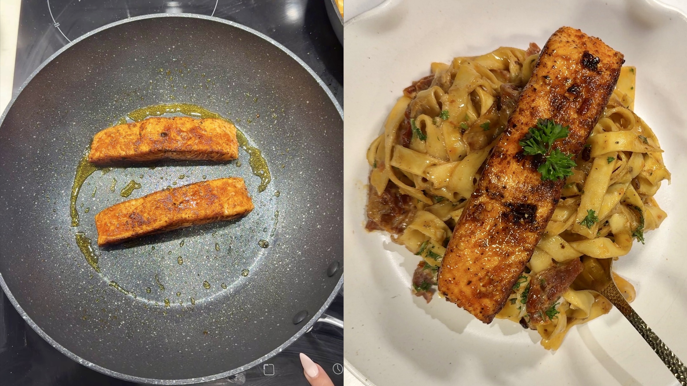 Pan-Seared Salmon step 4