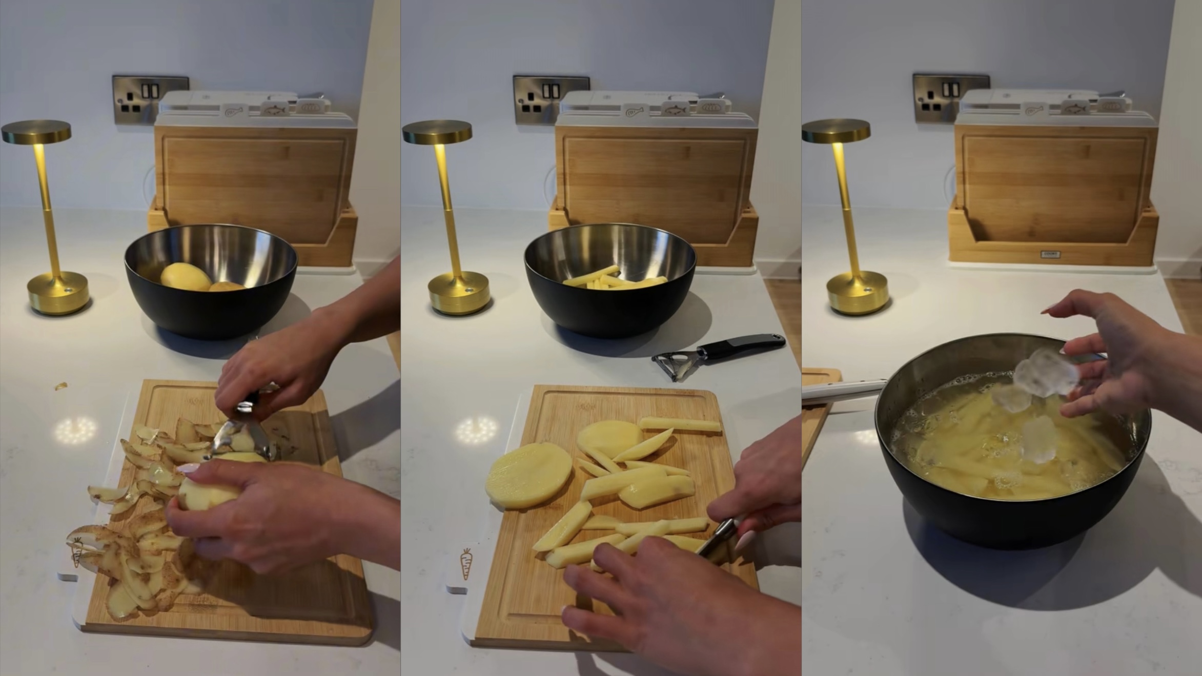 Crispy Paprika Fries step 1