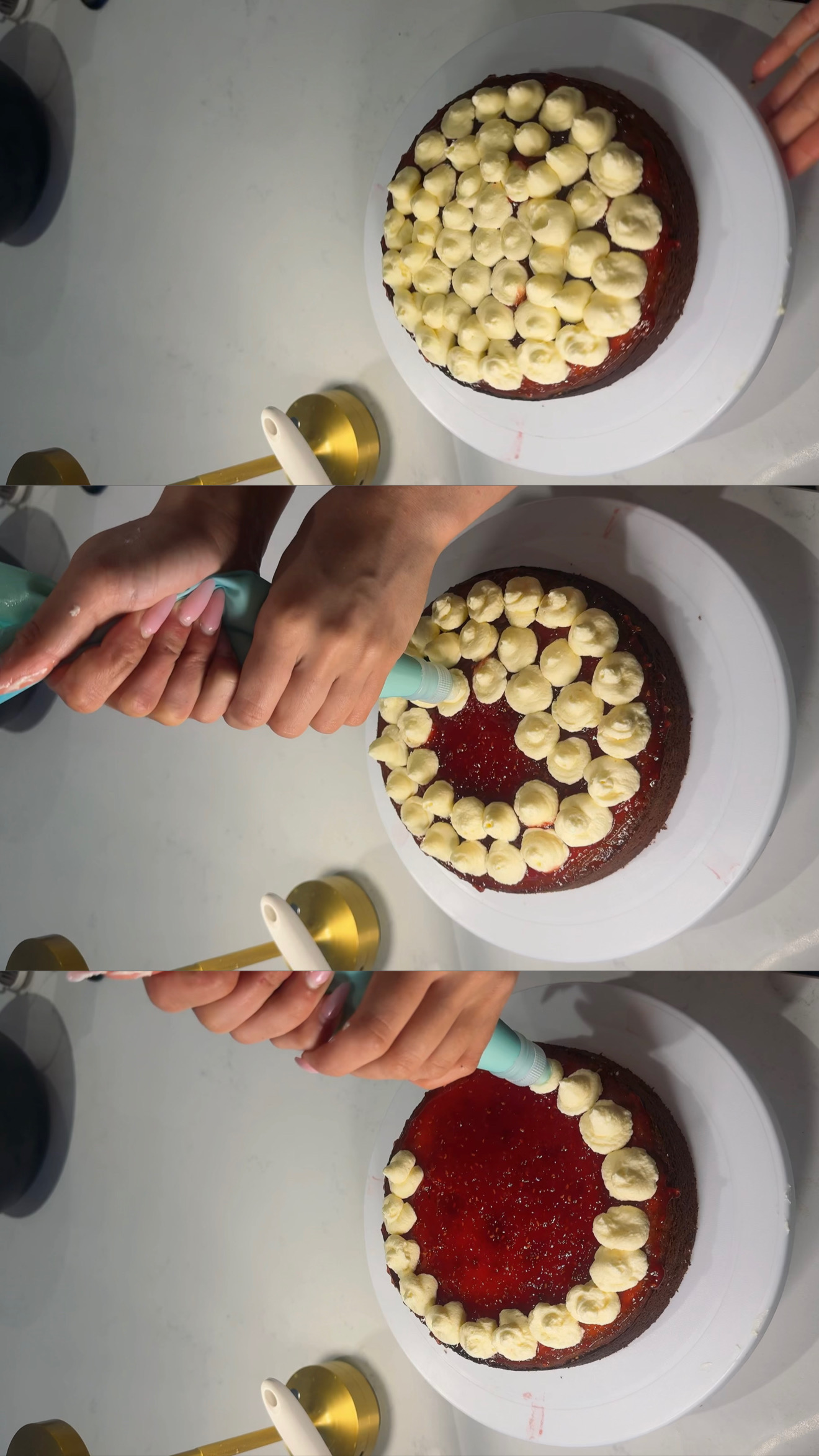 Raspberry Victoria Sponge step 12
