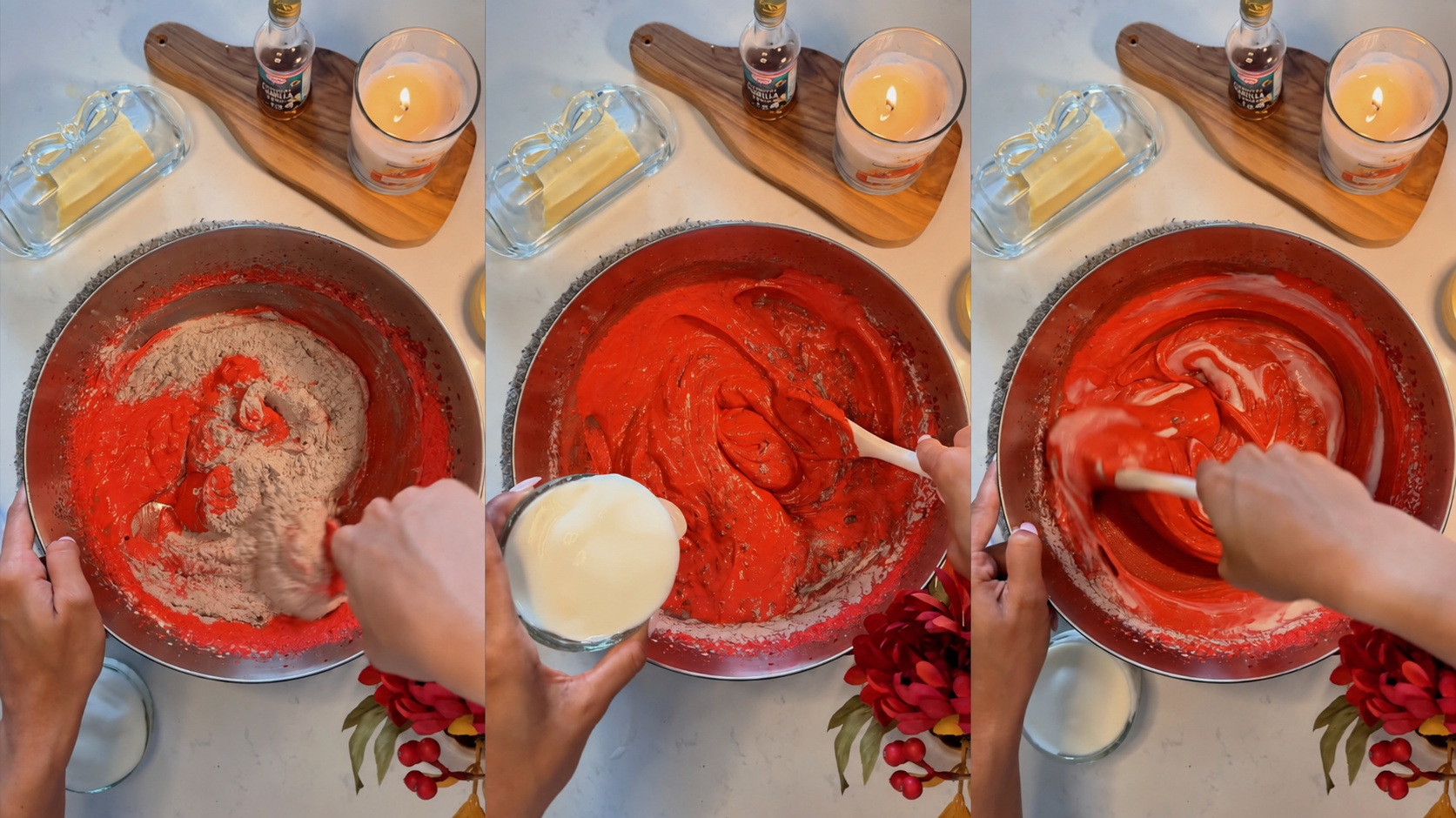 Red Velvet Sponge step 6