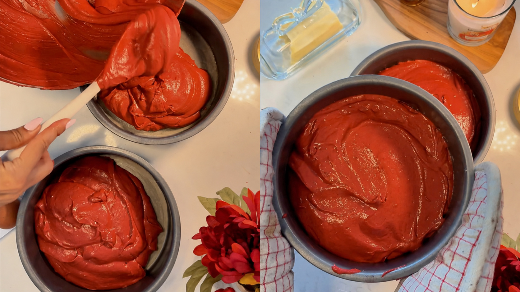 Red Velvet Sponge step 7