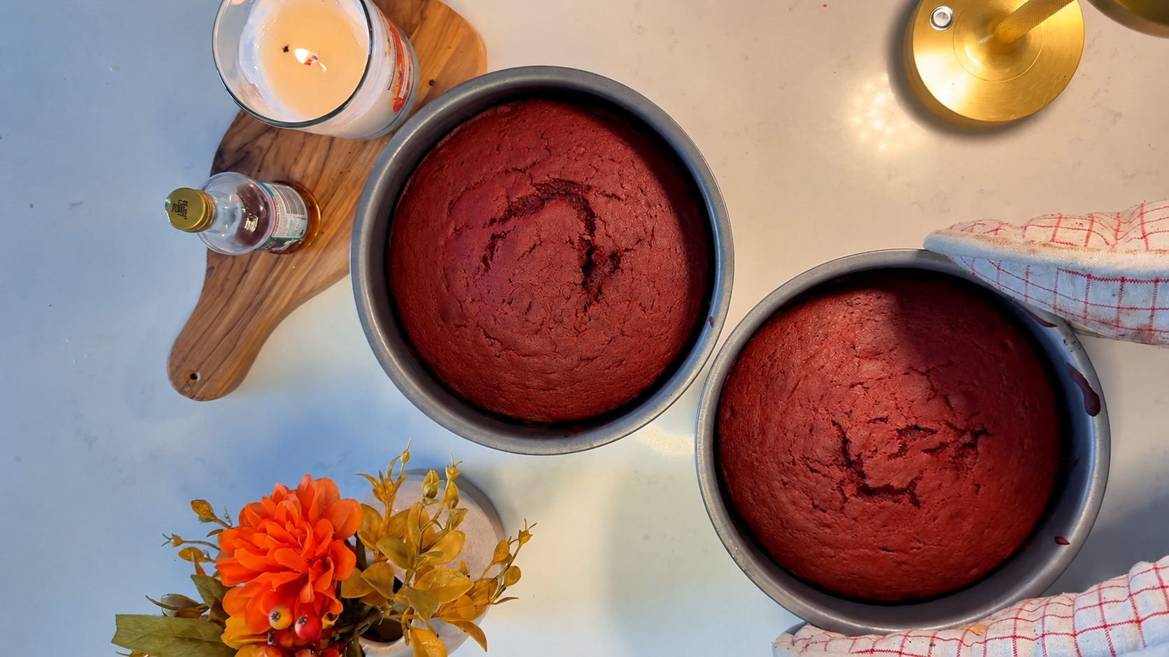 Red Velvet Sponge step 8