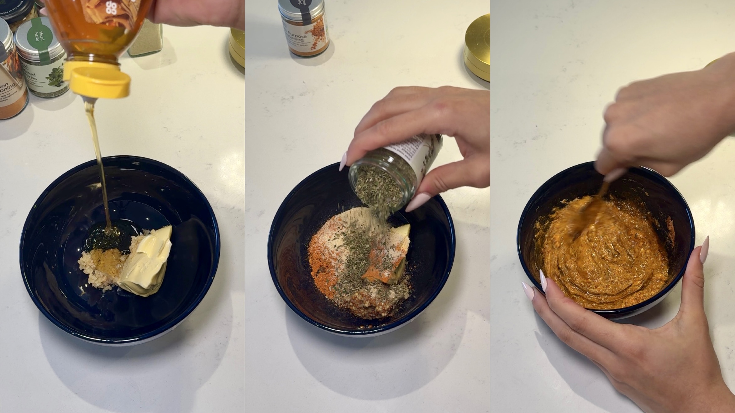 Garlic & Mustard Honey Roasted Roast Chicken step 1