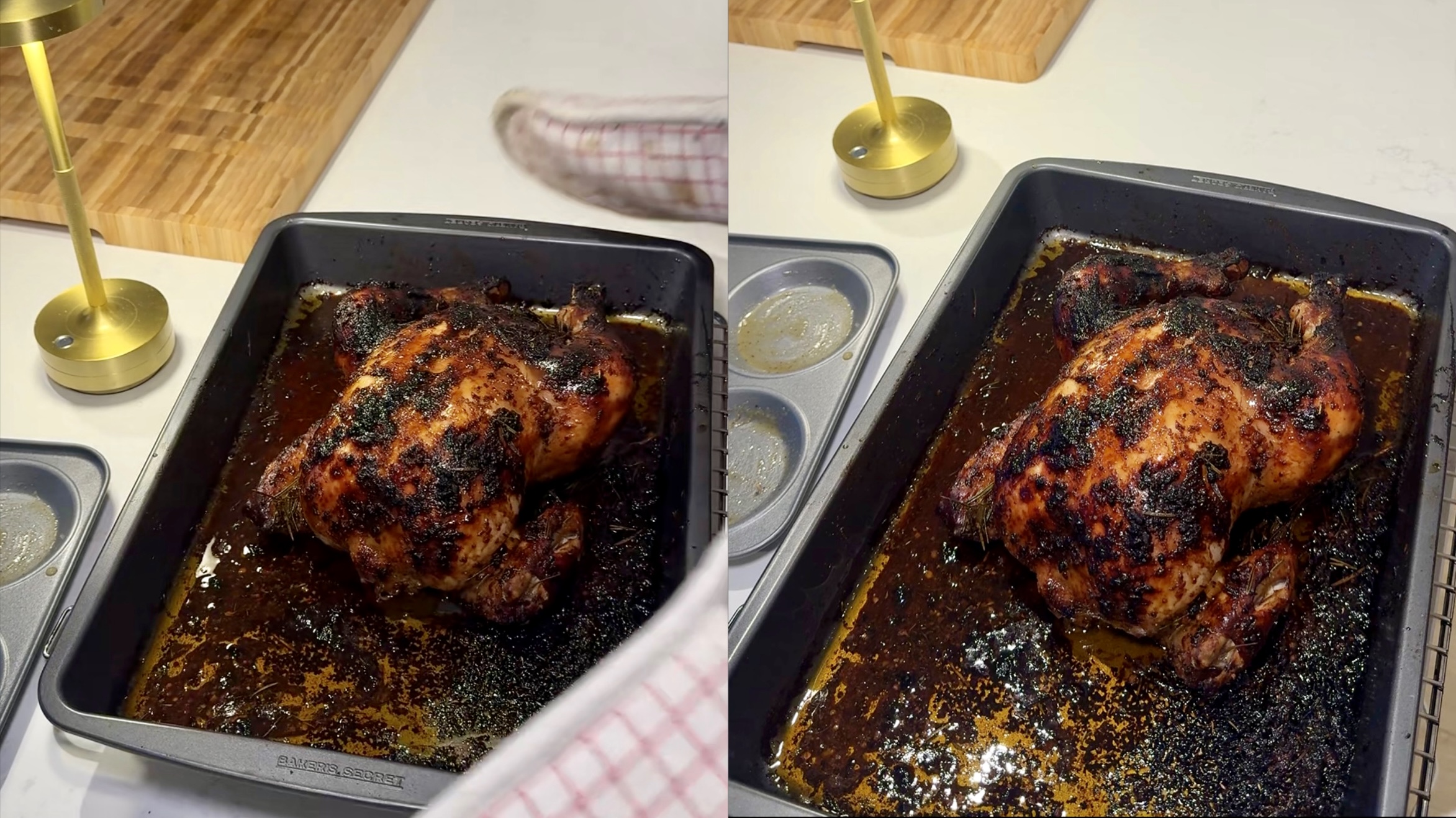 Garlic & Mustard Honey Roasted Roast Chicken step 5