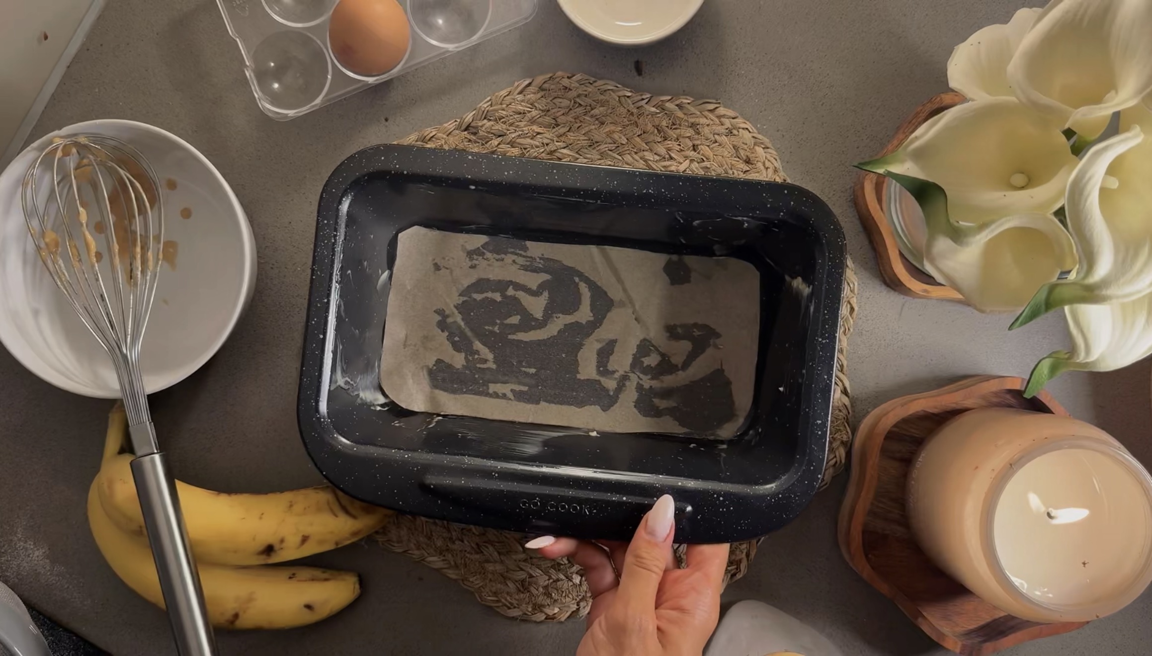 Tiramisu Banana Bread step 1
