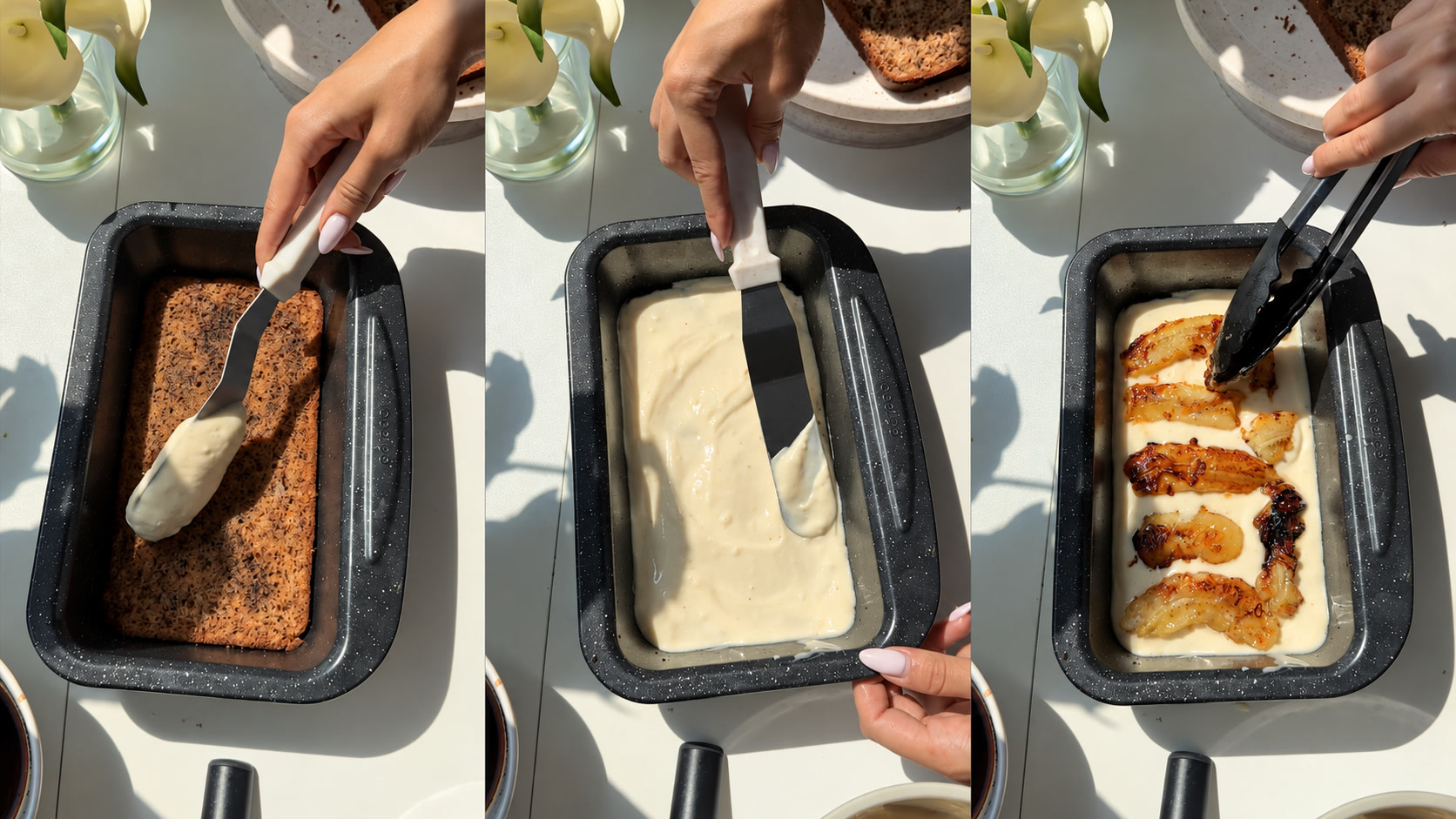 Tiramisu Banana Bread step 16