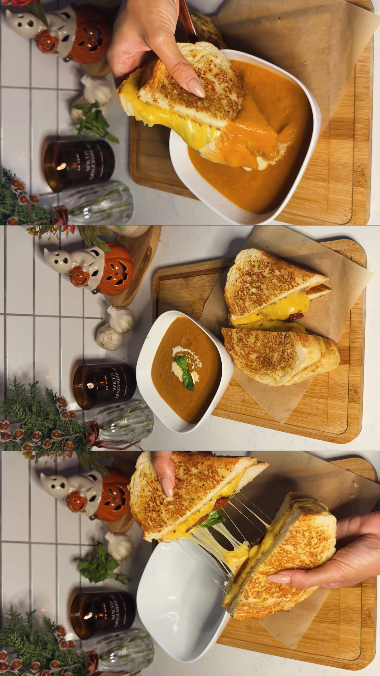 Tomato & Red Pepper Soup with Grilled Cheese step 10
